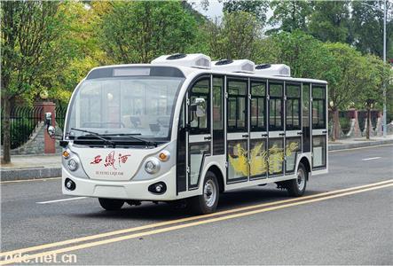  品堰特种车辆 23座封闭式旅游景点游玩观光车